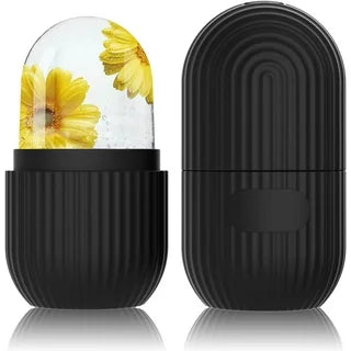 Rouleau à Glace Visage & Yeux en Silicone – Outil Raffermissant & Apaisant Réutilisable